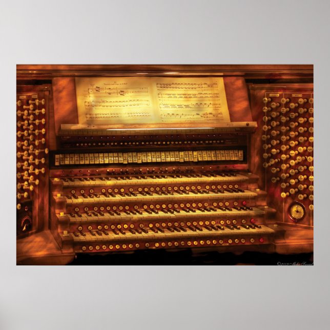 Musician - Organist - The Pipe Organ Poster (Front)