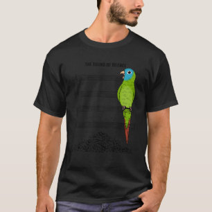 Musician Parrot I Sound Of Silence I Blue-crowned T-Shirt