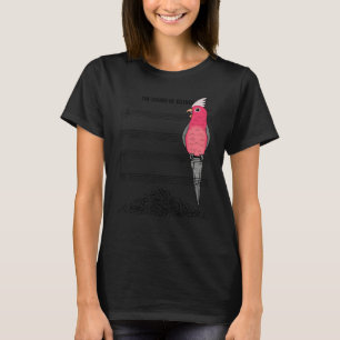 Musician Parrot I Sound Of Silence I Galah Cockato T-Shirt