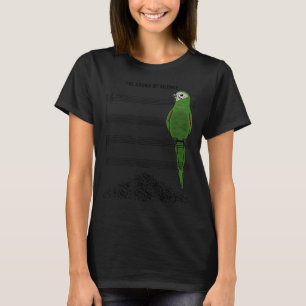Musician Parrot I Sound Of Silence I Hahns Macaw T-Shirt
