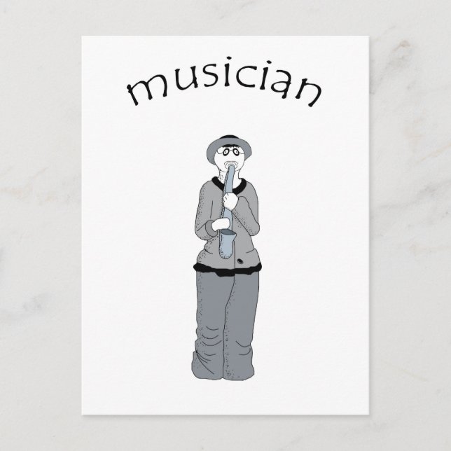 musician postcard (Front)