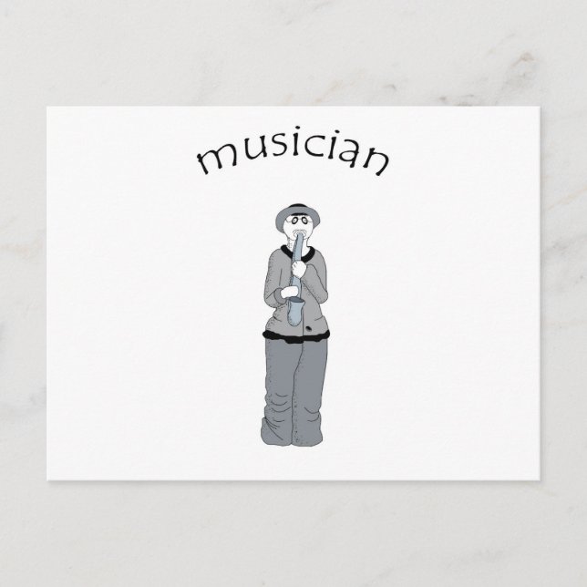 musician postcard (Front)