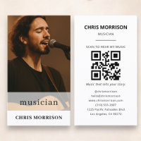 Musician QR Code Photo