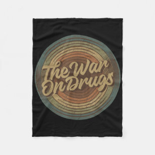 Musician Retro War On Drugs Vintage Vinyl 2010s Ro Fleece Blanket