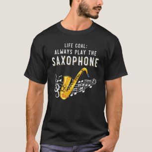 Musician Saxophone Player Saxophonist Jazz Saxopho T-Shirt