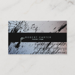 Musician Singer Music Teacher Business Card