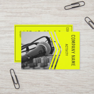 Musician/Sound Engineer/Singer Business Card