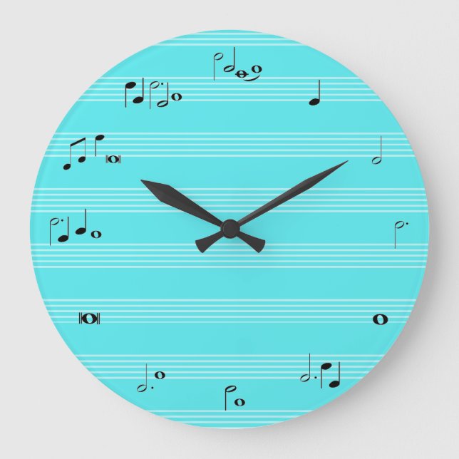 Musician time clock - light blue (Front)