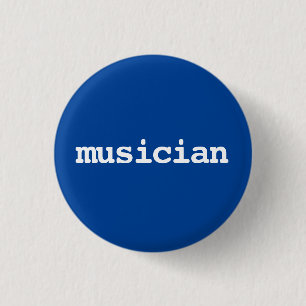 musician typography Button