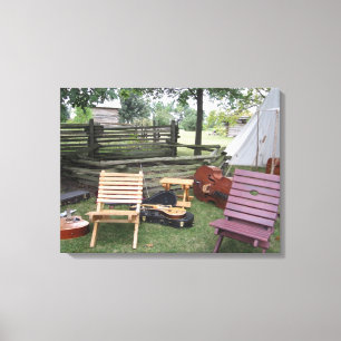 Musician's Band Camp Canvas Print