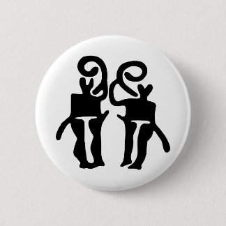 Musicians-BW 6 Cm Round Badge