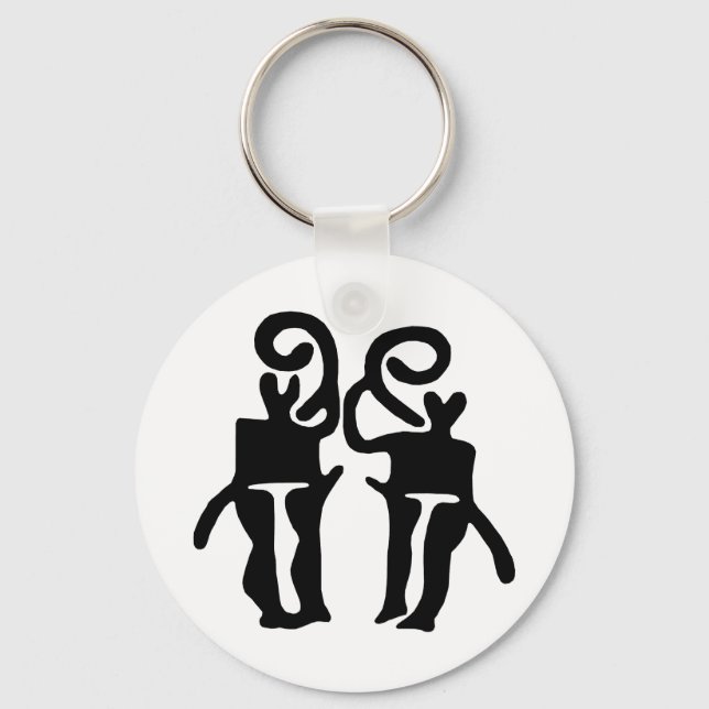 Musicians-BW Key Ring (Front)