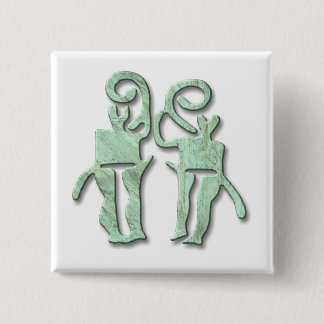 Musicians-copper 15 Cm Square Badge