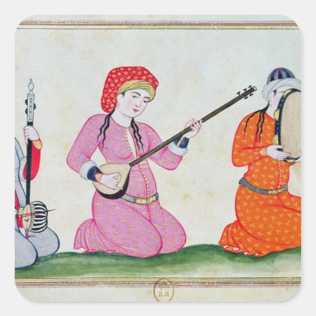 Musicians 'Costumes de la Cour et de la Square Sticker (Front)