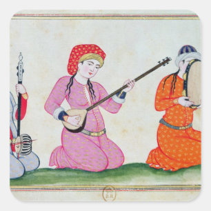 Musicians 'Costumes de la Cour et de la Square Sticker