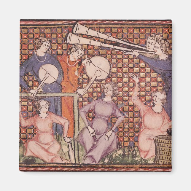 Musicians, from Ovide Moralise Magnet (Front)