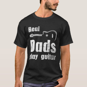 Musicians Guitarists Real Dads Play Guitar Half Gu T-Shirt