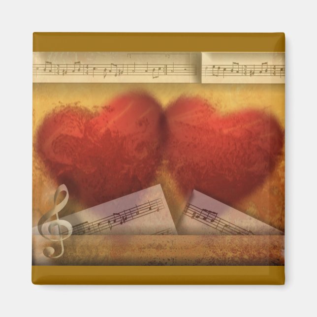 Musicians in love magnet (Front)