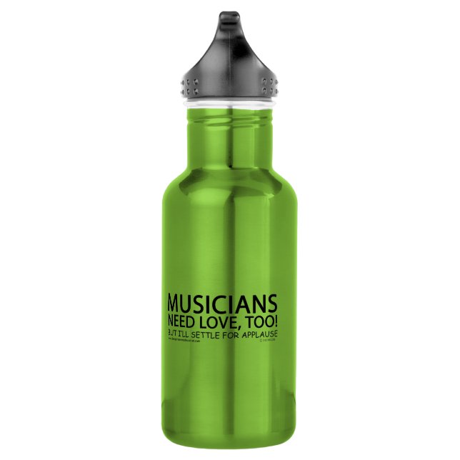 Musicians Need Love 532 Ml Water Bottle (Right)