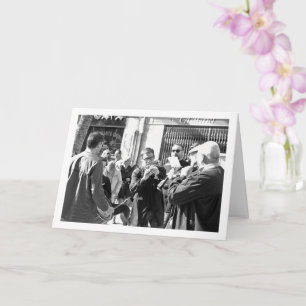 Musicians of Lliria, Spanish Portrait Card