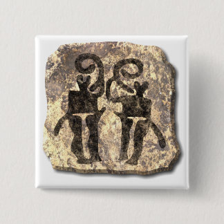 Musicians-stone 15 Cm Square Badge