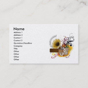 musicr, Name, Address 1, Address 2, Contact 1, ... Business Card