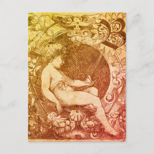 Musing Angel Postcard