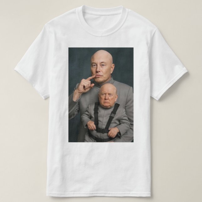 Musk Trump Mini Me LOL T-Shirt (Design Front)