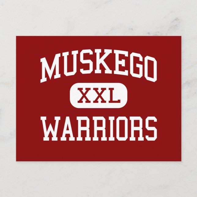 Muskego - Warriors - High - Muskego Wisconsin Postcard (Front)