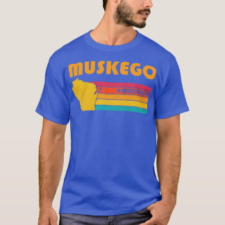 Muskego Wisconsin Vintage Distressed Souvenir T-Shirt