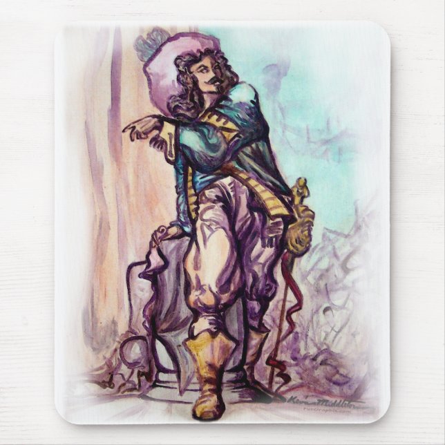 Musketeer Mouse Mat (Front)