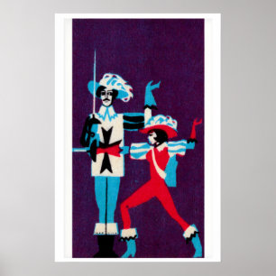 Musketeers - Matchbox Print - Aesthetic Wall Art