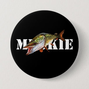 Muskie 7.5 Cm Round Badge