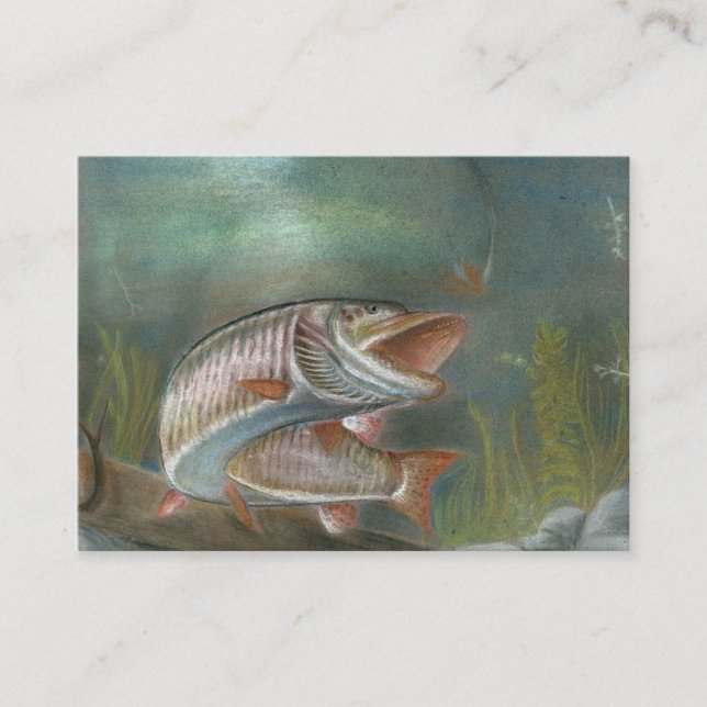 MUSKIE Business Card Template (Front)