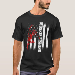 Muskie Fishing Muskellunge Fisherman T-Shirt