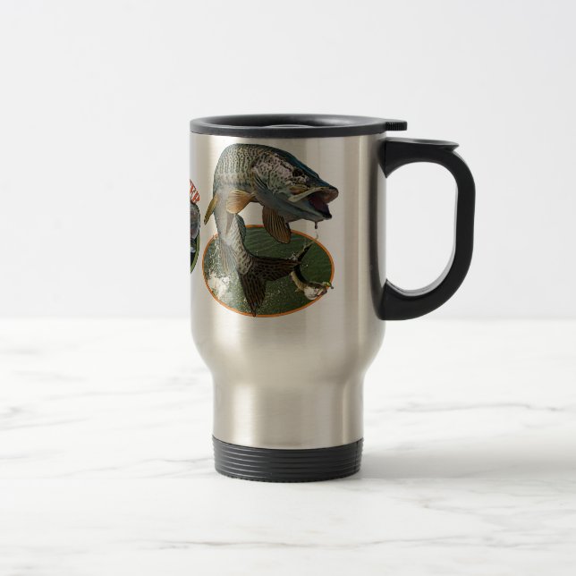 Muskie hunter travel mug (Right)