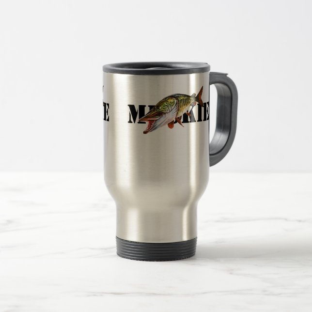 Muskie Travel Mug (Front Right)
