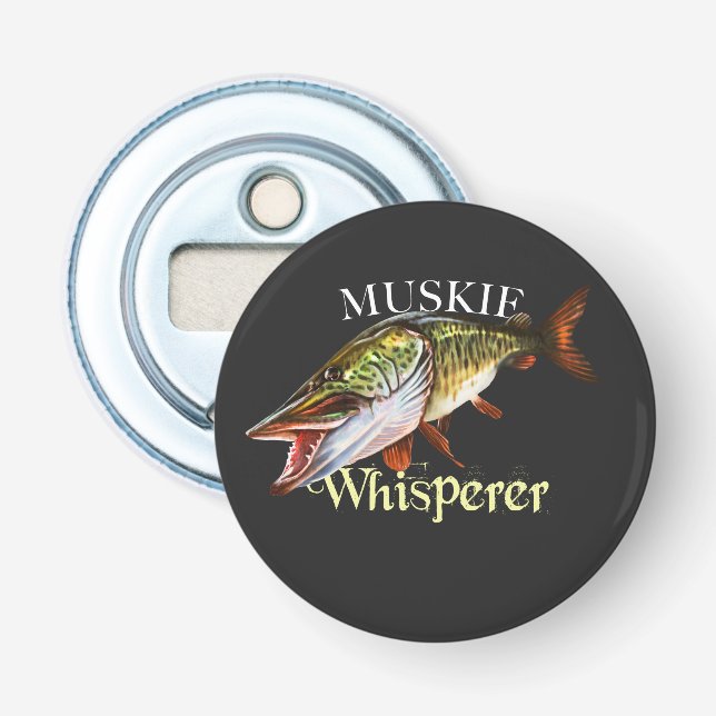Muskie Whisperer Bottle Opener (Front)