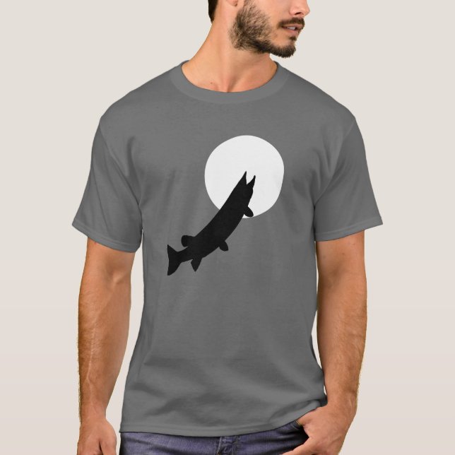 Muskies by Moonlight Tee (Front)
