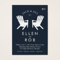 Muskoka Chair Jack and Jill Ticket // Navy