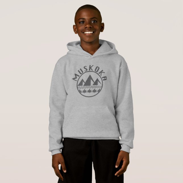 Muskoka Design - Kids' Pullover Hoodie (Front Full)