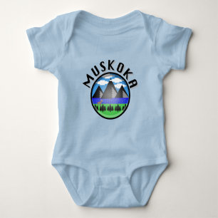 Muskoka Design (Version 2) - Baby Jersey Bodysuit