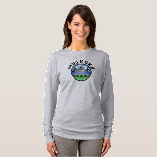 Muskoka Design (Version 2) - Basic Long Sleeve T-S T-Shirt