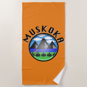 Muskoka Design (Version 2) - Beach Towel
