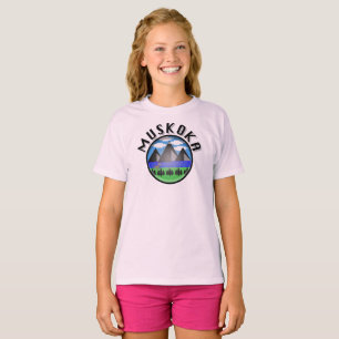 Muskoka Design (Version 2) - Girls' Basic T-Shirt