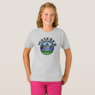 Muskoka Design (Version 2) - Girls' Basic T-Shirt