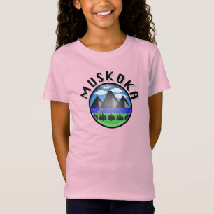 Muskoka Design (Version 2) - Girls' Fine Jersey T- T-Shirt