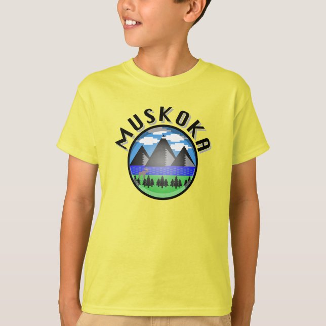 Muskoka Design (Version 2) - Kids' Basic T-Shirt (Front)