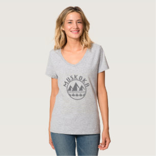 Muskoka Design - Women's Basic V-Neck T-Shirt