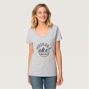 Muskoka Design - Women's Basic V-Neck T-Shirt